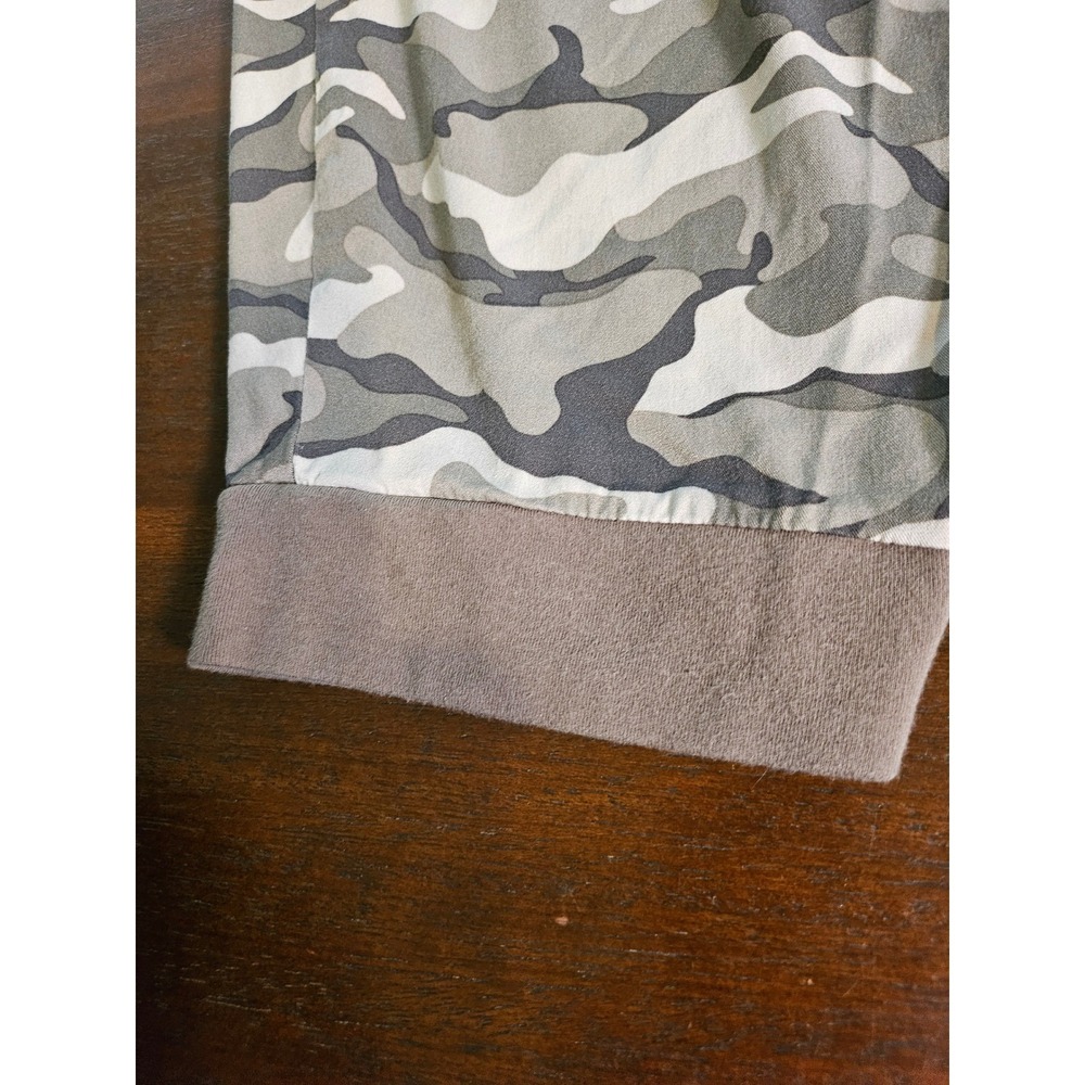 Torrid Cargo Jogger Pants Womens 4 Green Camo Elastic Waist Cropped Ribbed Cuff - Picture 3 of 10